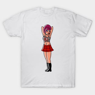 Punk Girl Pin Up T-Shirt